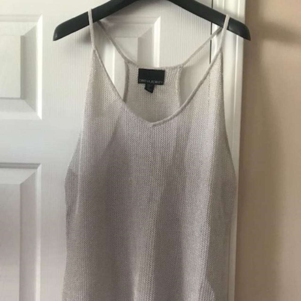 Cynthia Rowley Sheer Spaghetti Strap Camisole